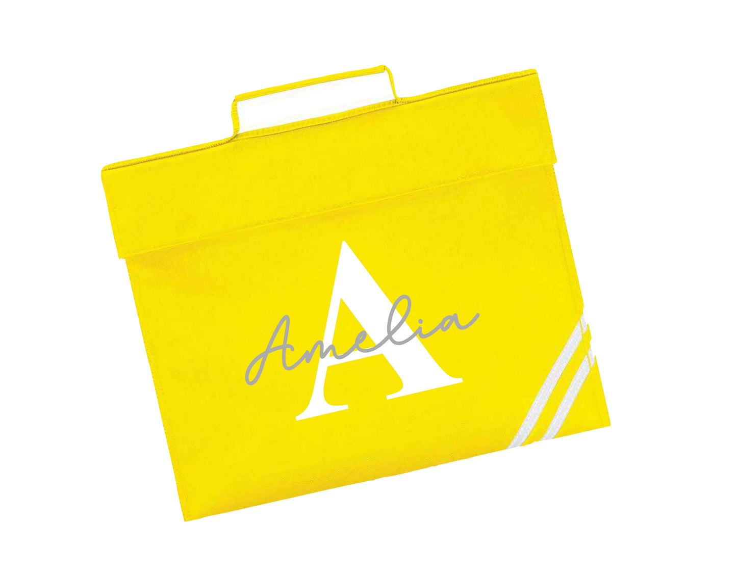 Personalised Initial Script Design Bookbag - All colours