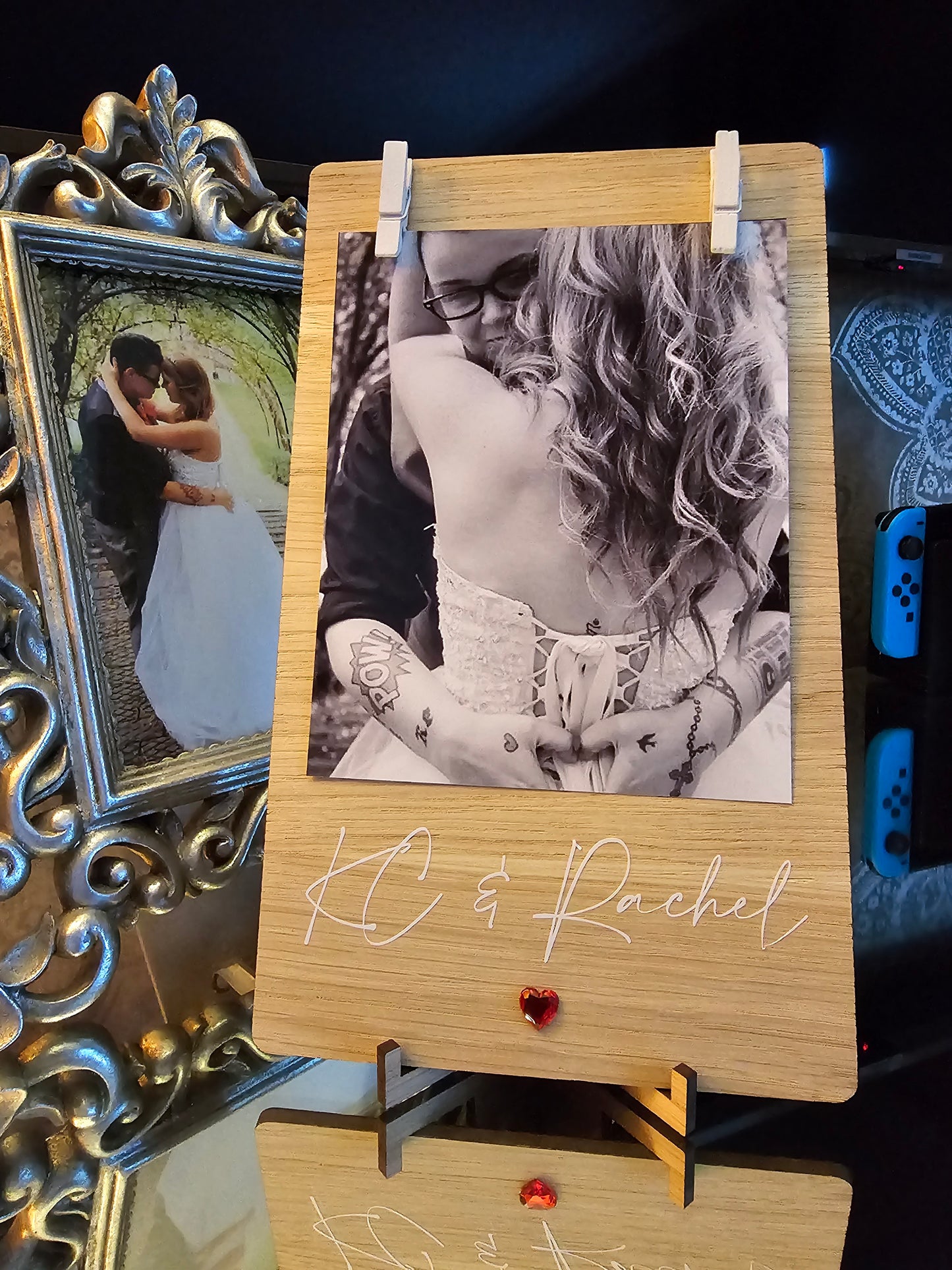 Personalised Photo Peg Picture Frame