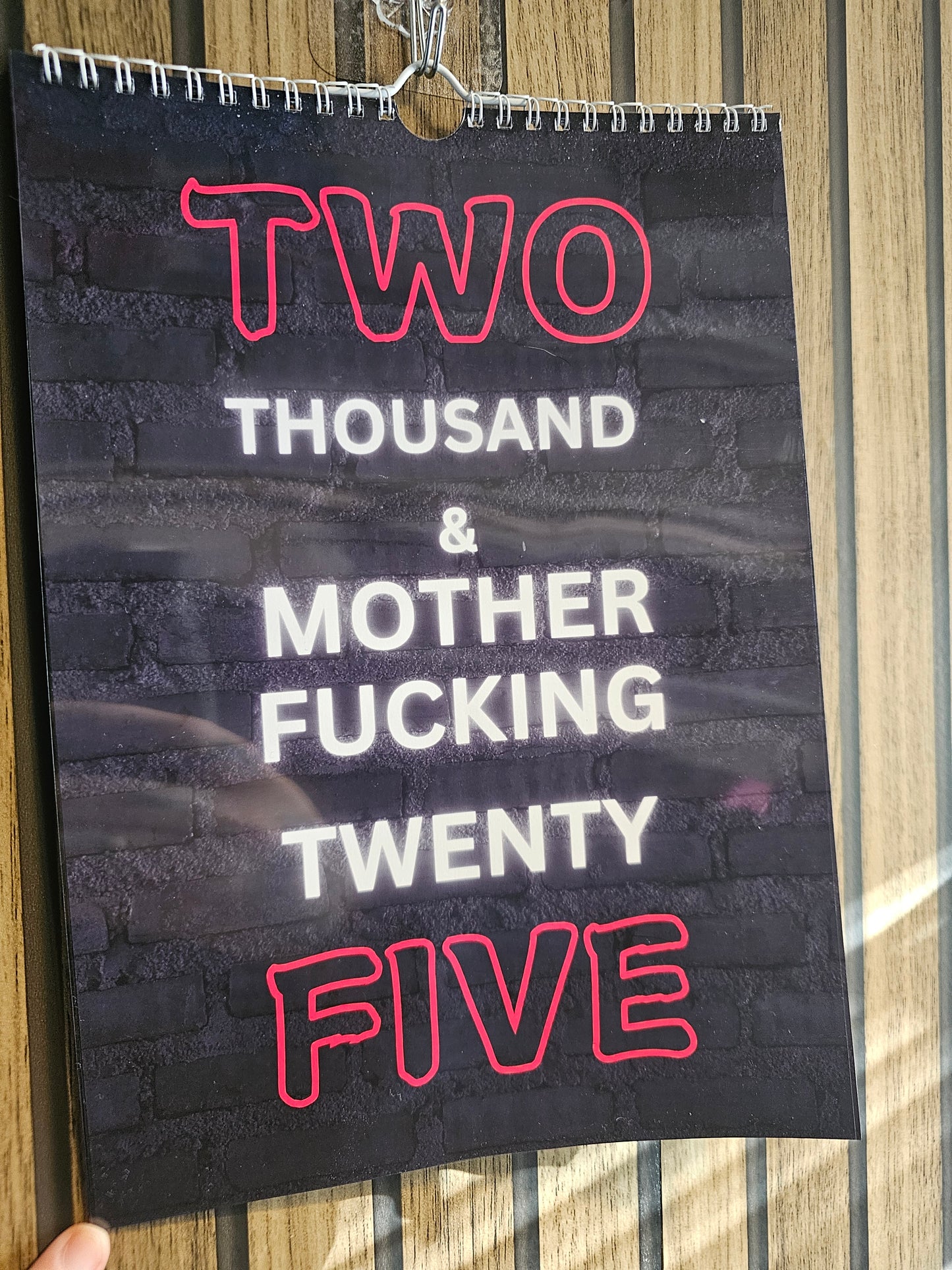 Swear Calendar 2025