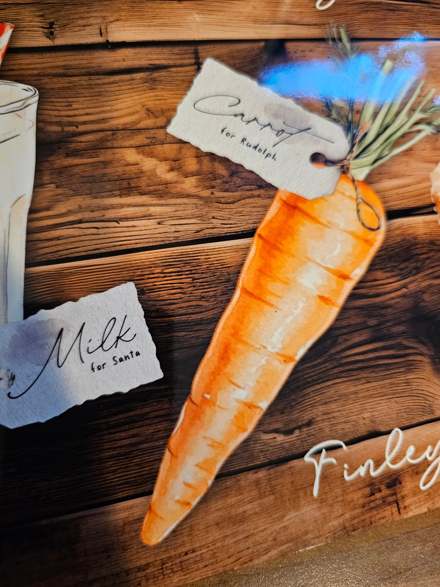 Personalised Santa Snack Board