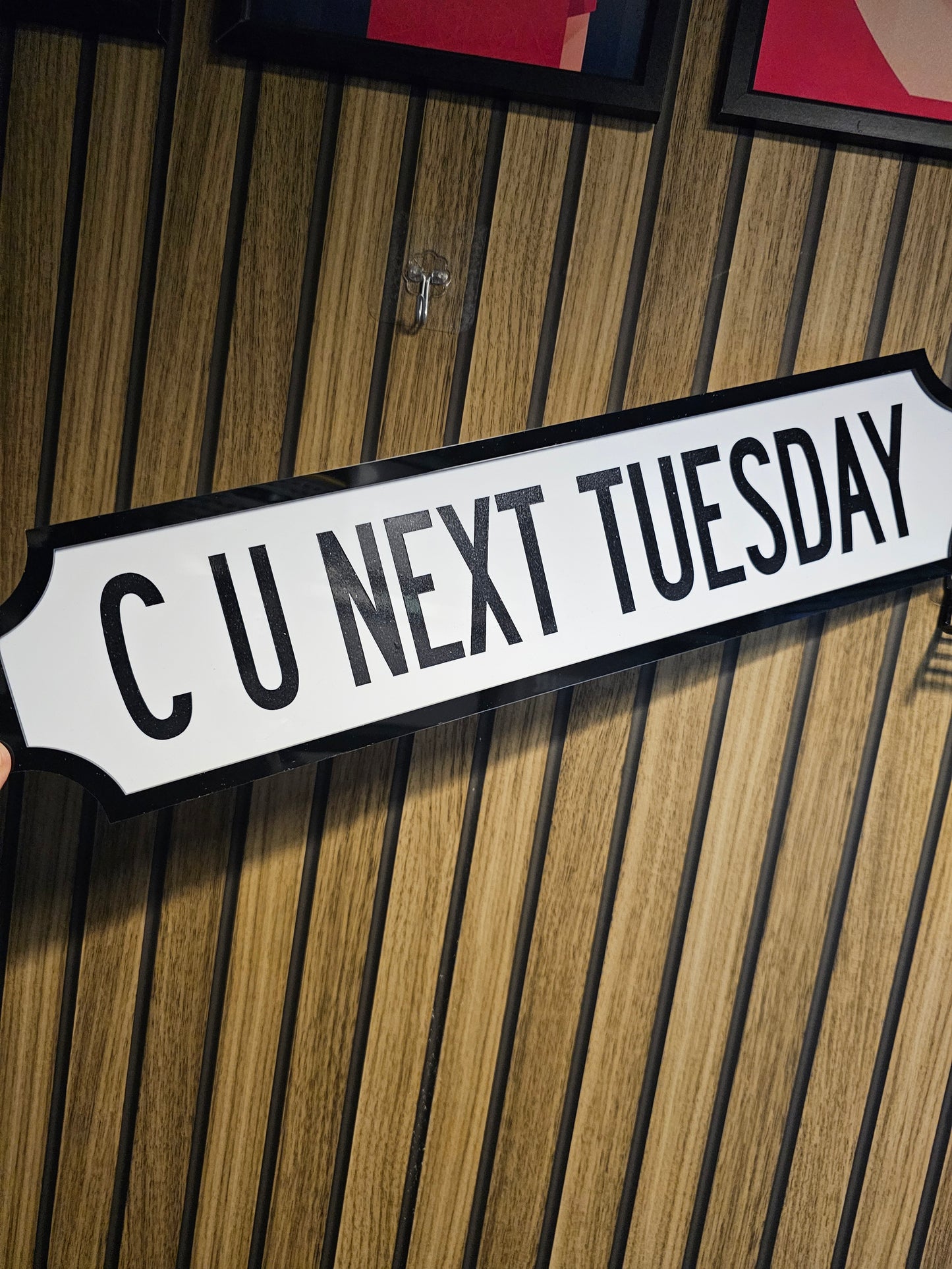 C U Next Tuesday Swearing Funny Railway Street Sign