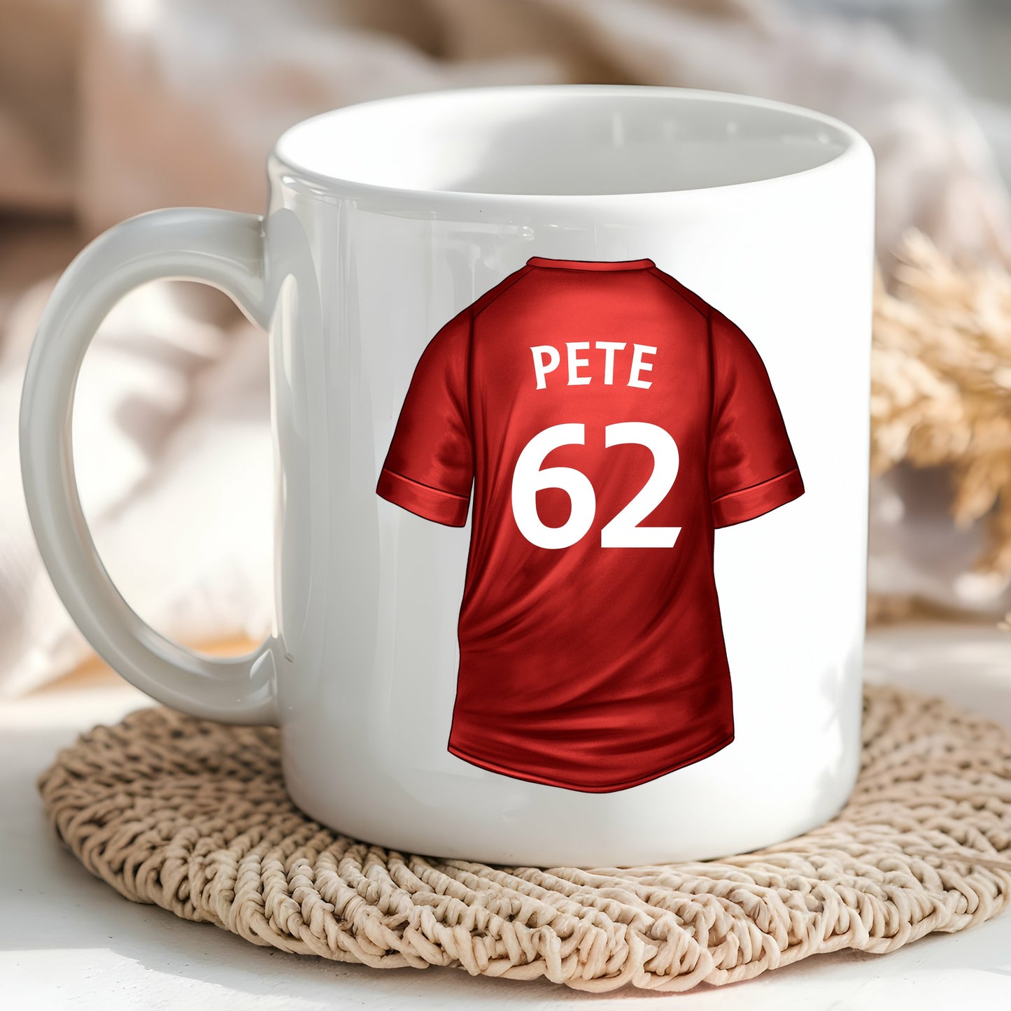 Personalised Football Shirt Mug