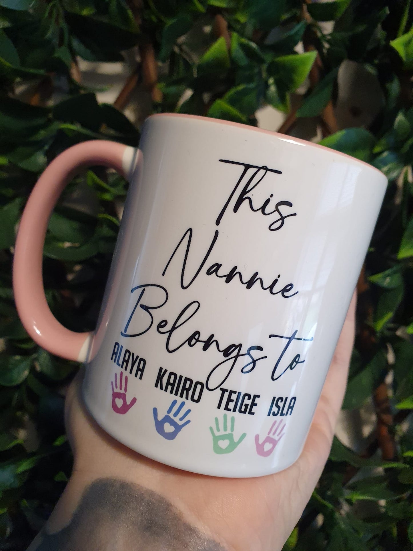 This Nannie Belongs to mug. Any Names.