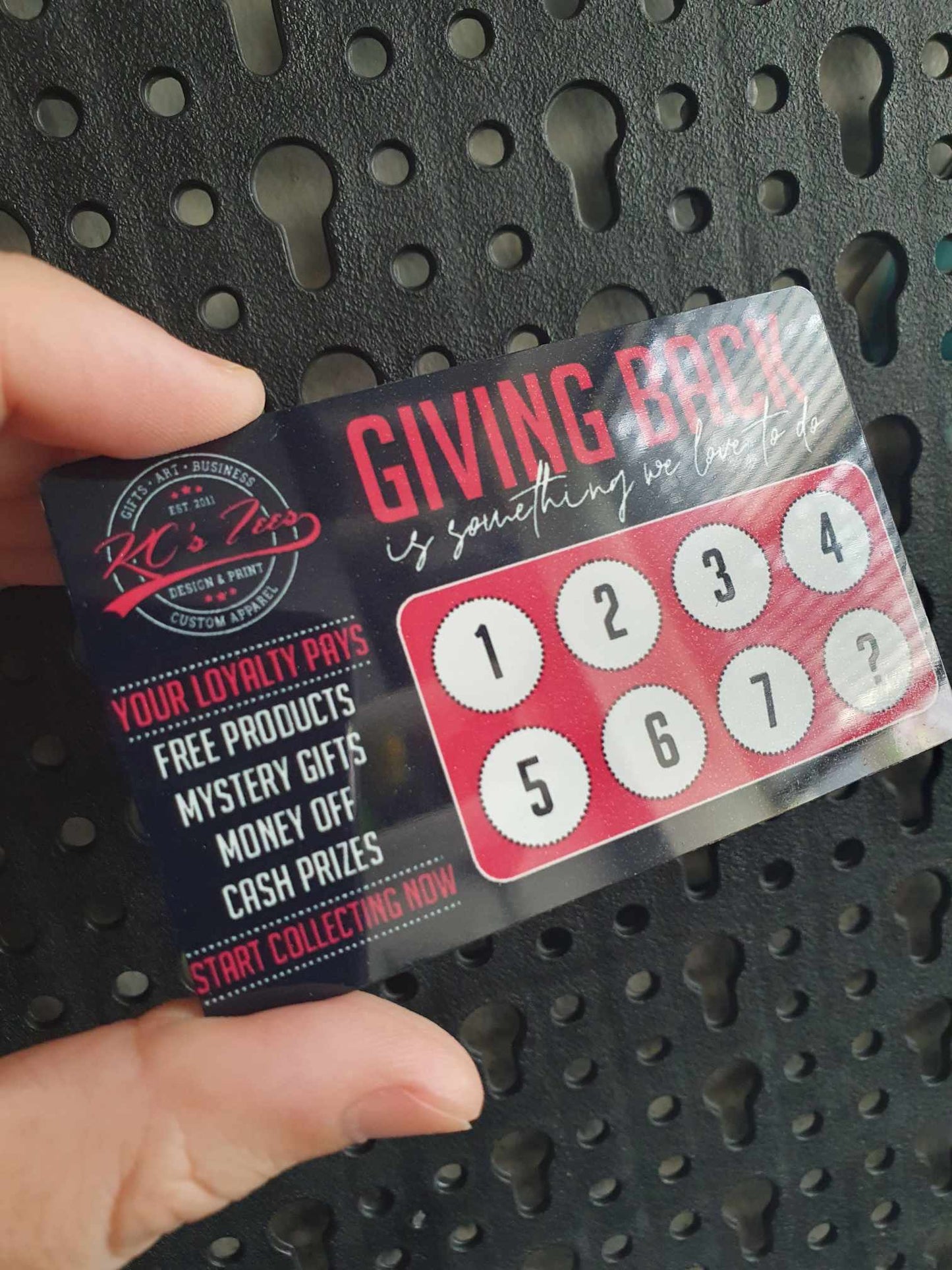 Rewards Card