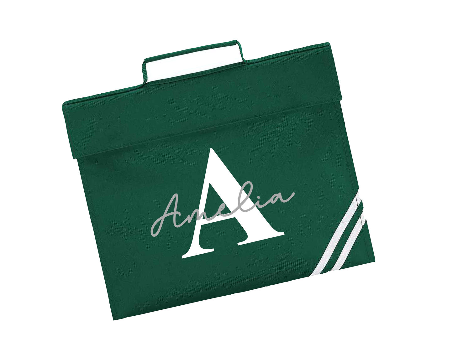 Personalised Initial Script Design Bookbag - All colours