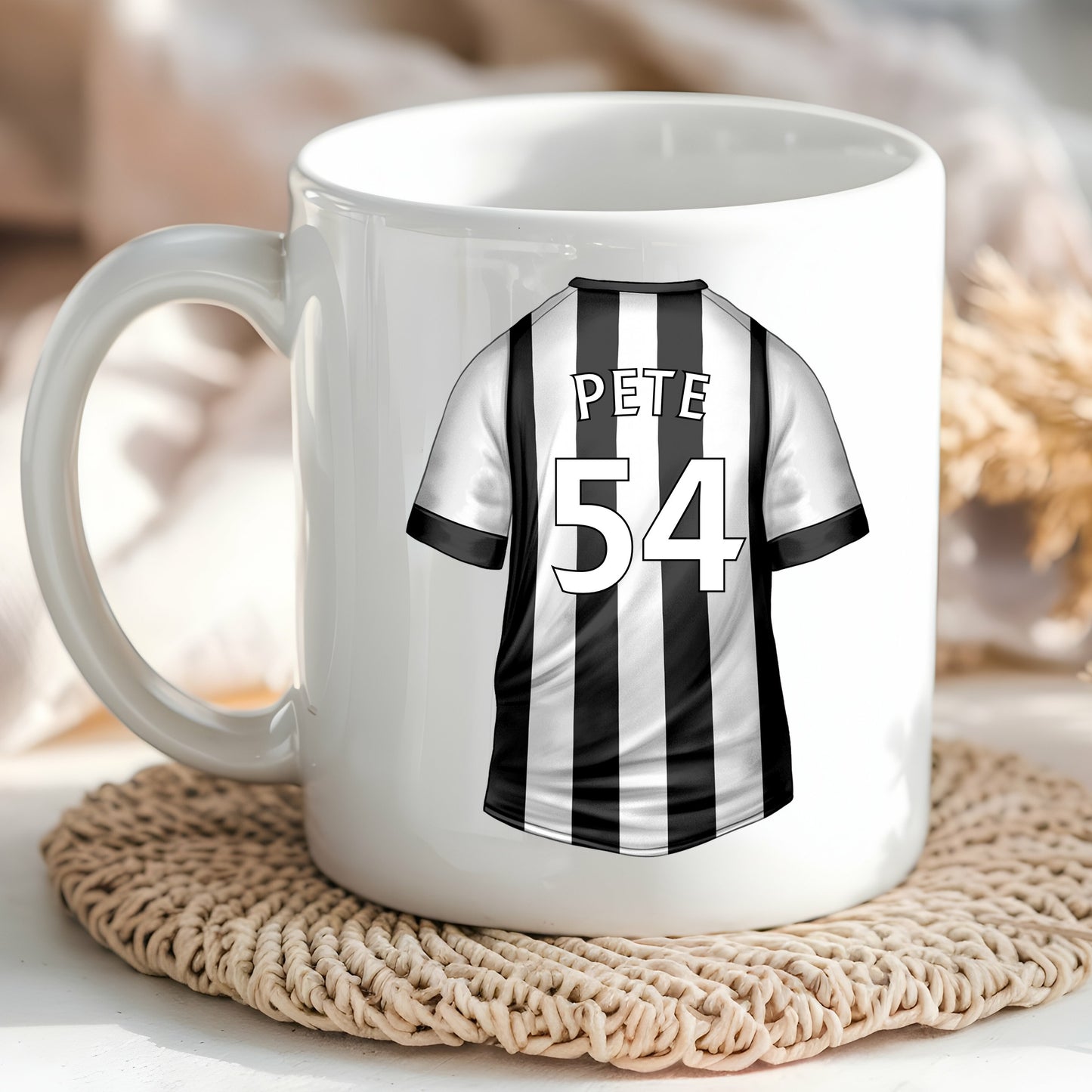 Personalised Football Shirt Mug