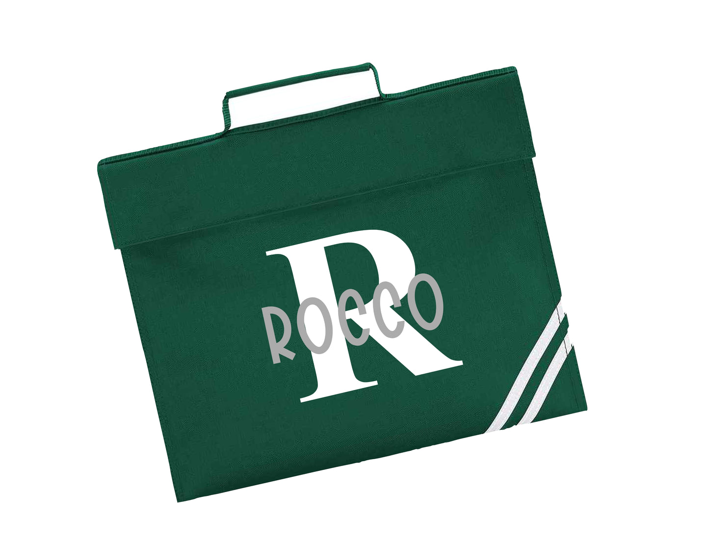 Personalised Initial Design Bookbag - All colours