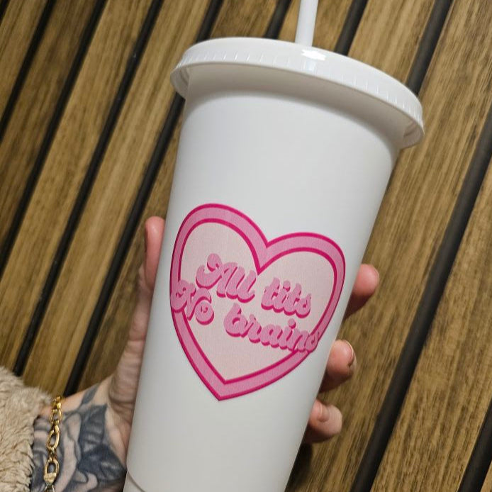 All tits no brains cold cup