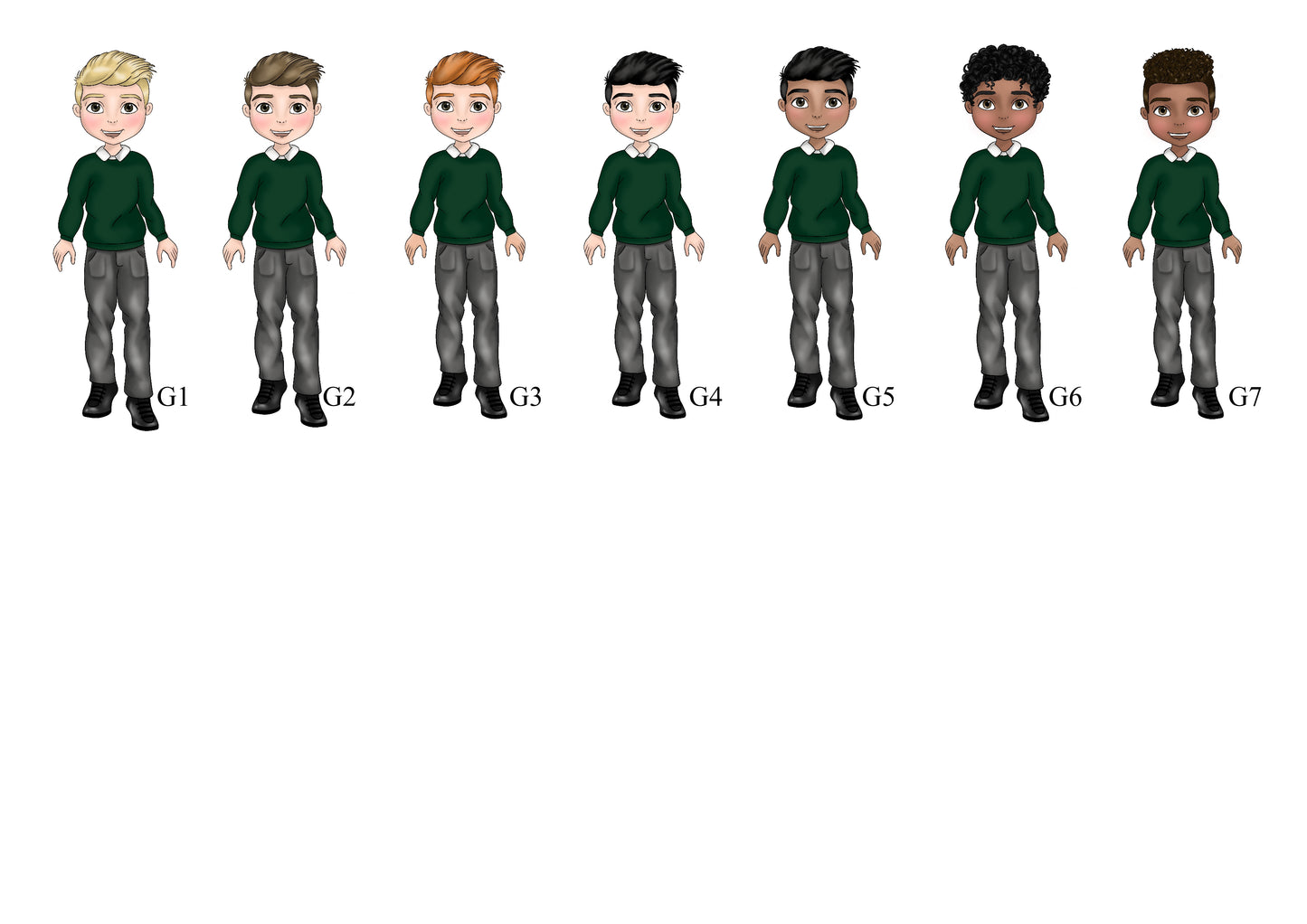 Personalised School Character Bookbag