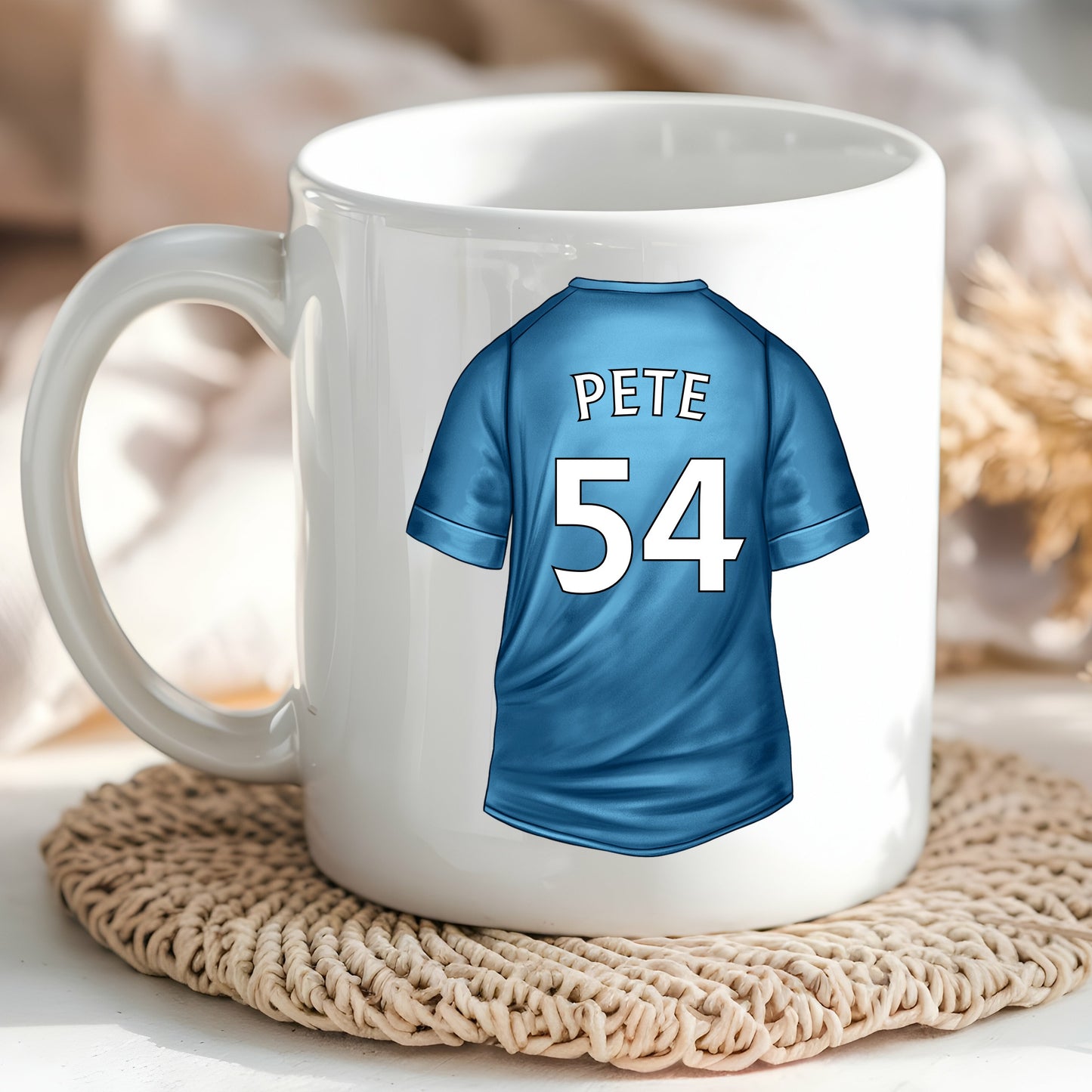 Personalised Football Shirt Mug