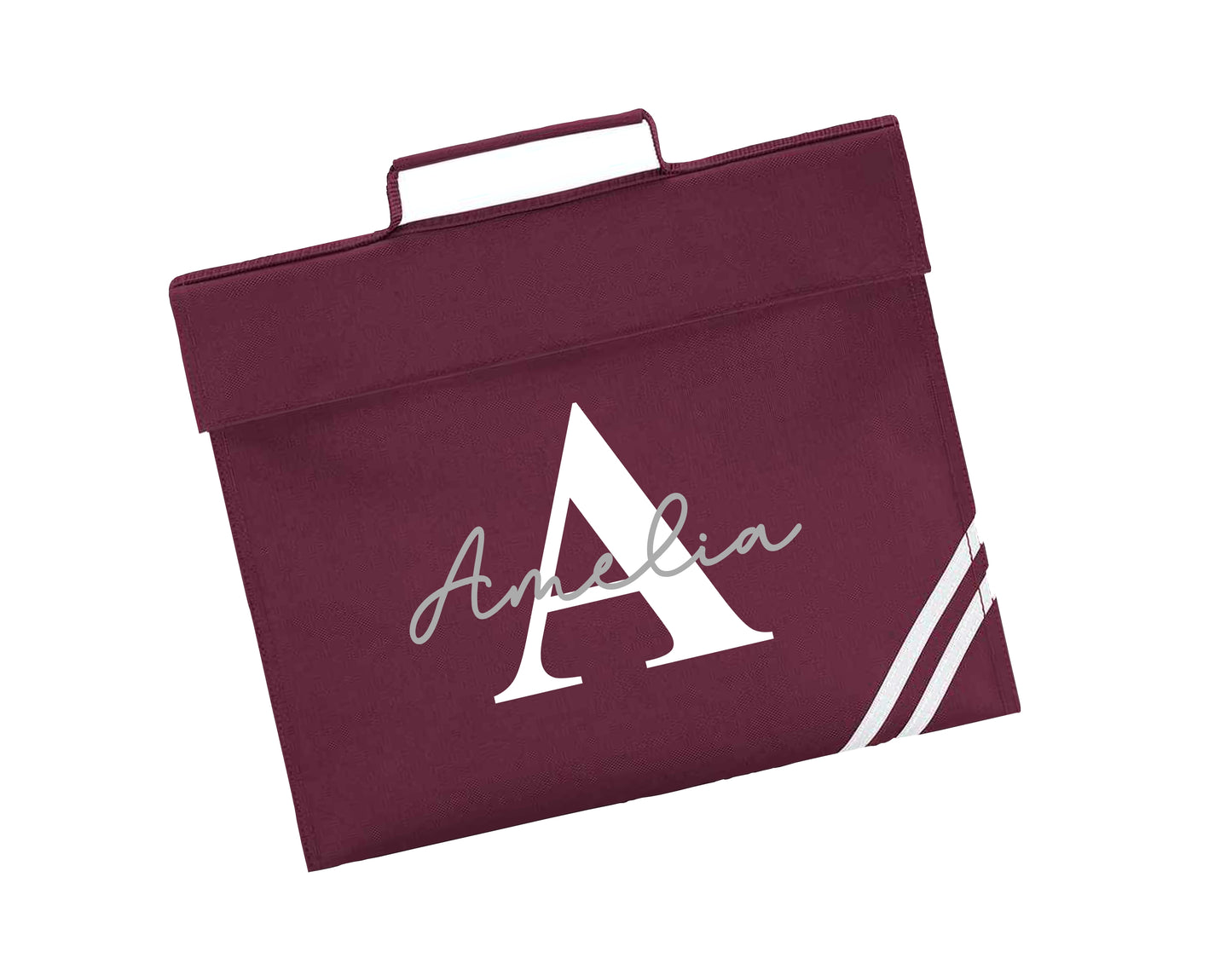 Personalised Initial Script Design Bookbag - All colours