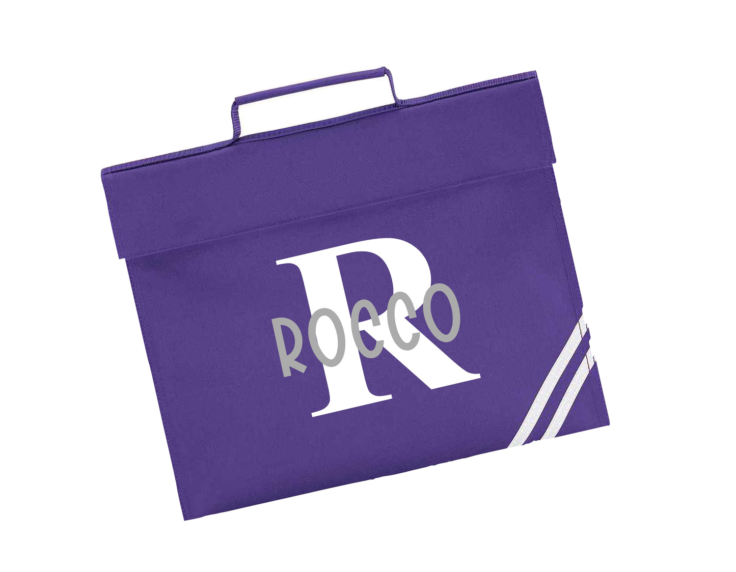 Personalised Initial Design Bookbag - All colours