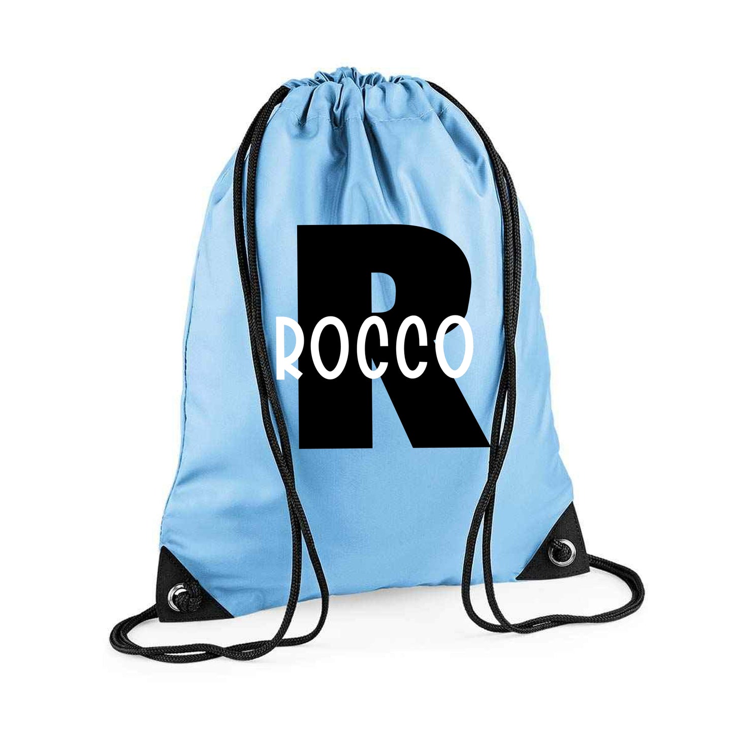 Personalised Initial School Bags - Blue