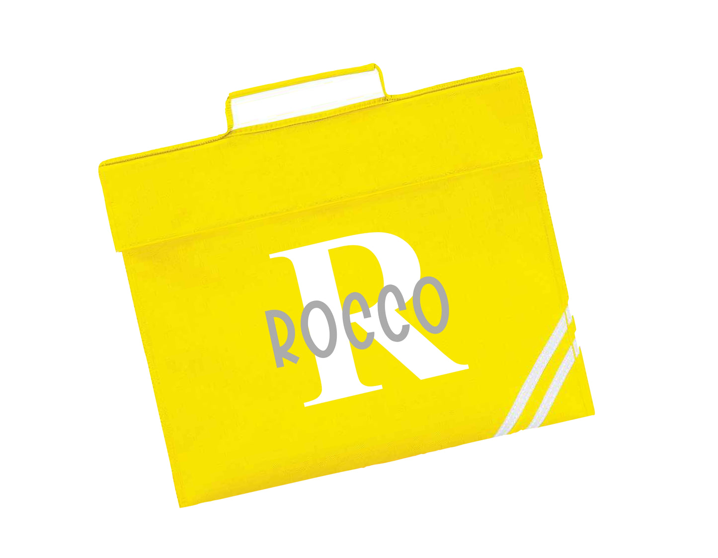 Personalised Initial Design Bookbag - All colours