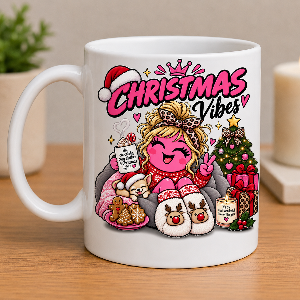 The Mood Crew - Christmas Vibes Mug