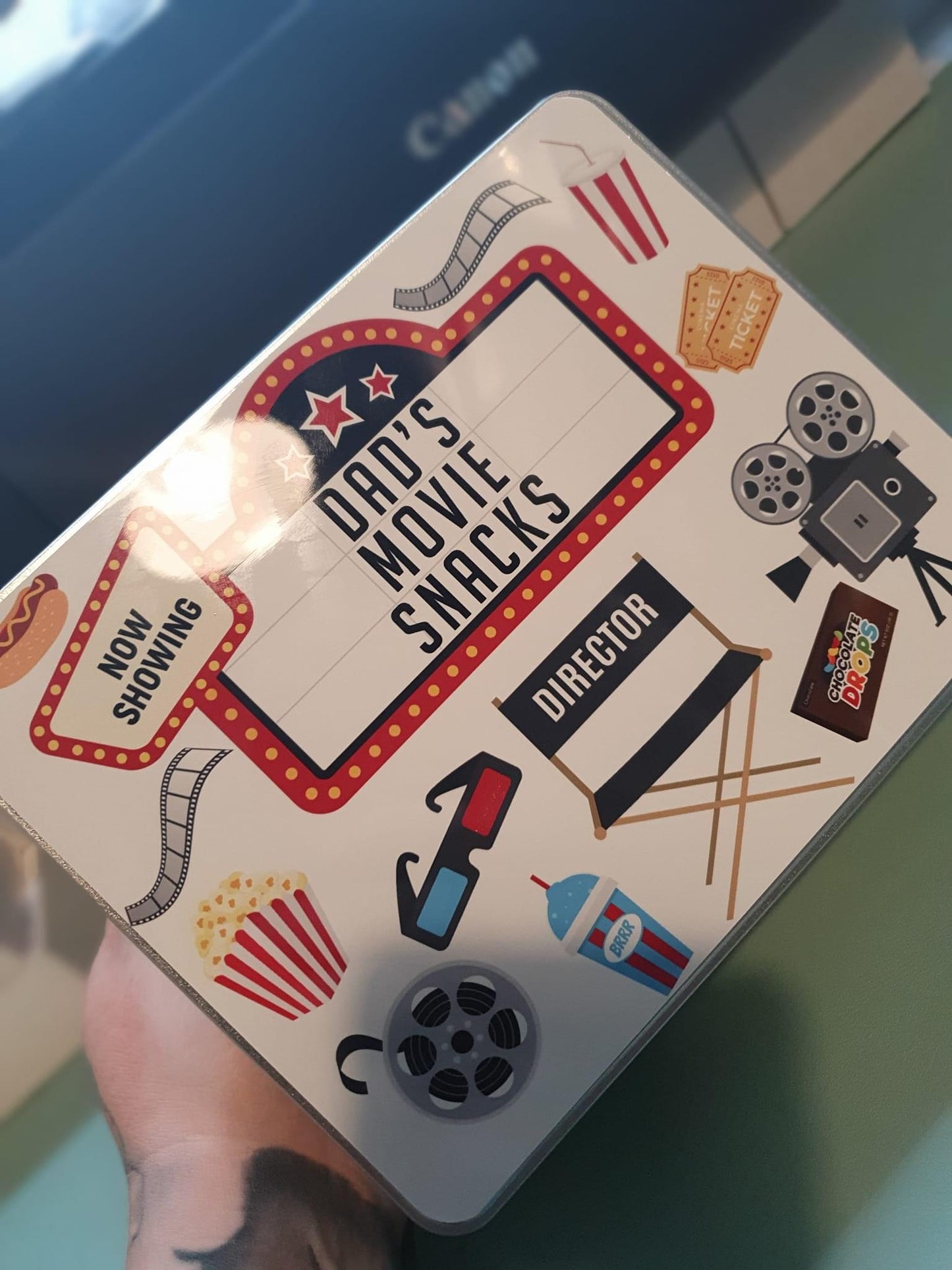 Movie Snacks Tin