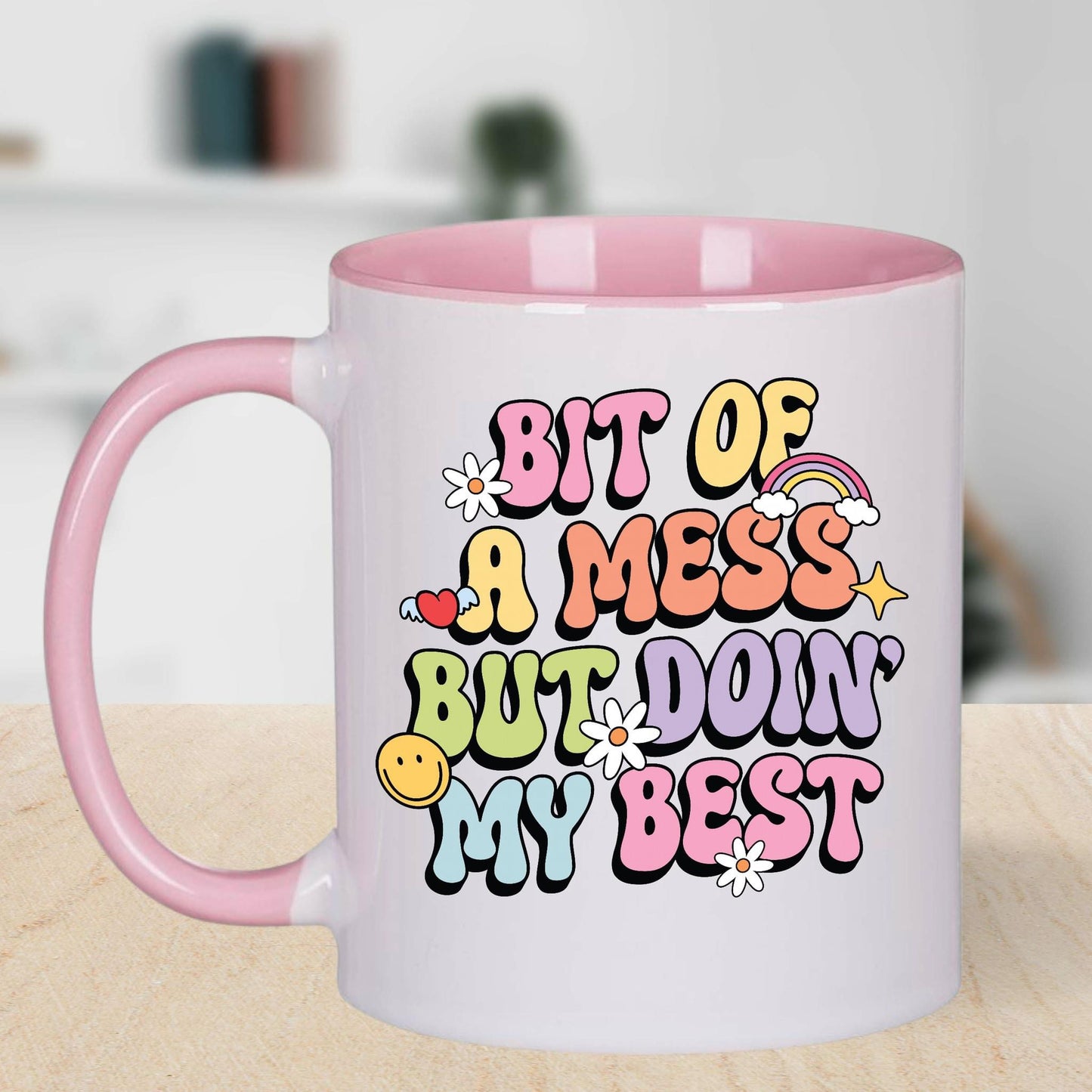 Bit of a mess but doing my best mug