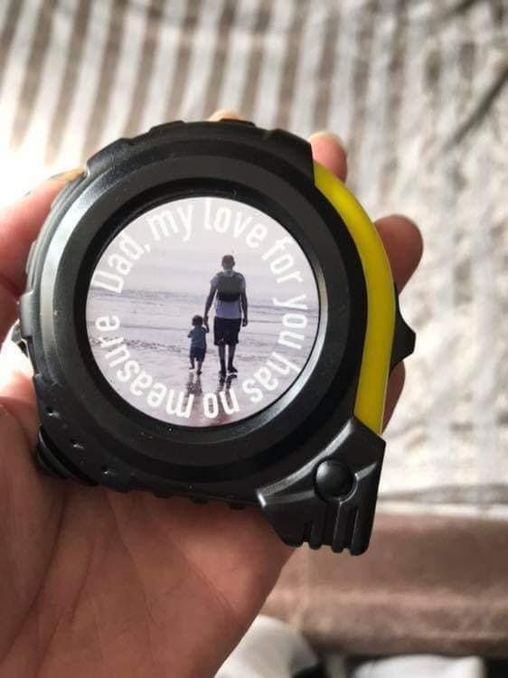 Personalised Photo Tape Measure