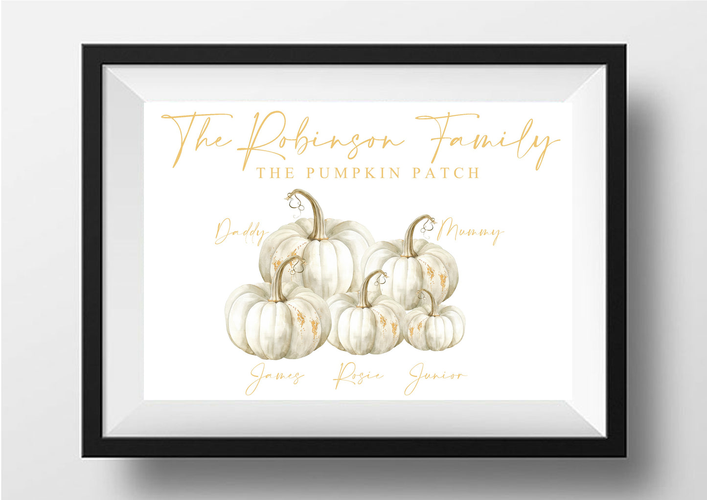 Pumpkin Patch Photo Frame or Print
