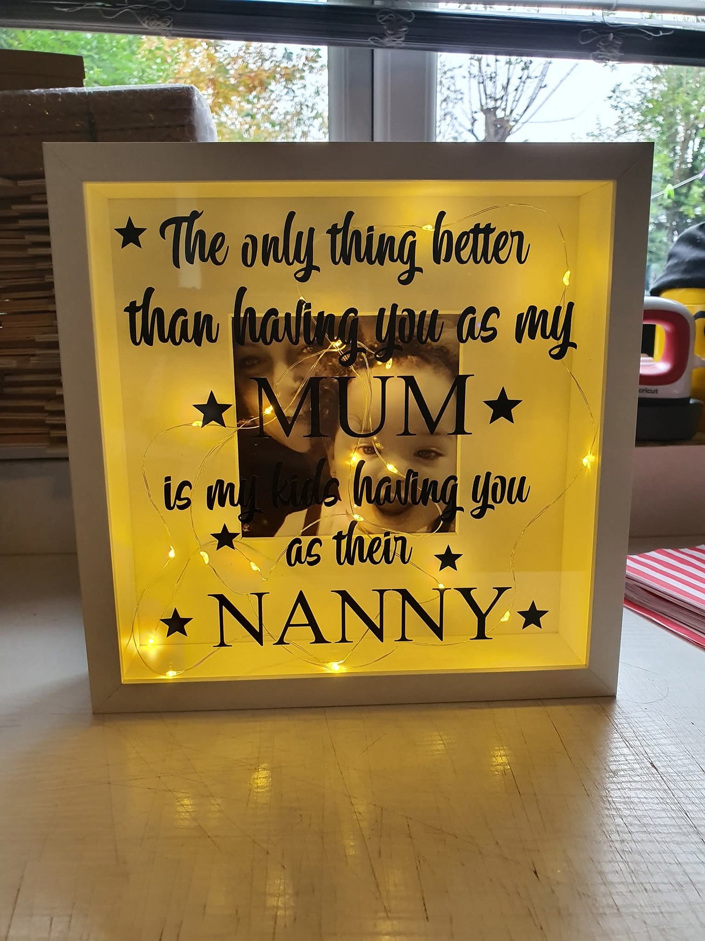 Personalised Light up box frame