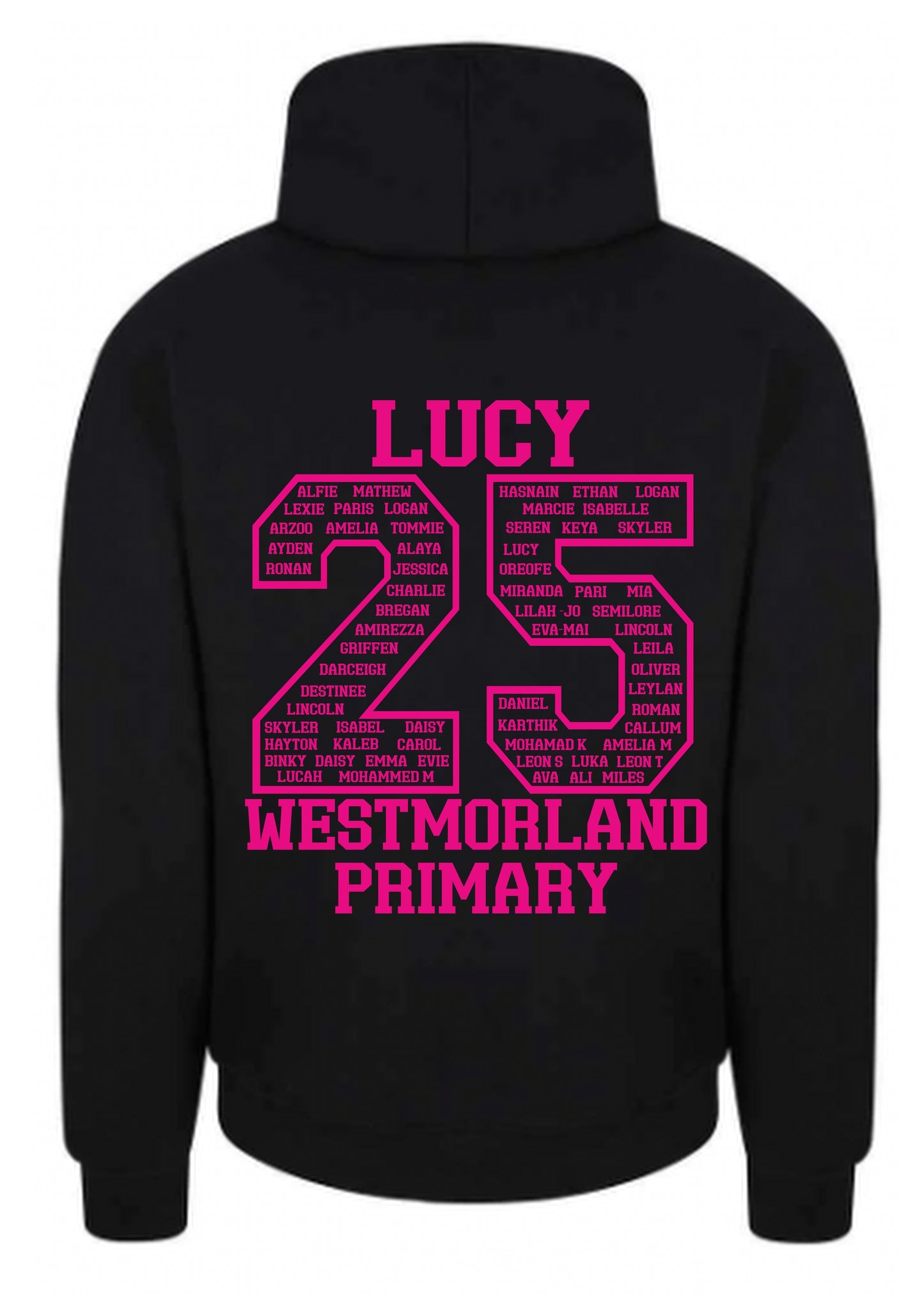 Westmorland Leavers Hoodie (with names)
