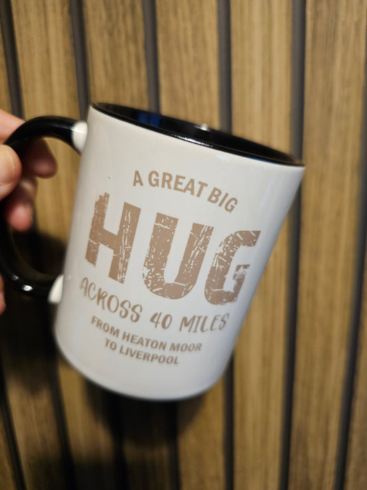 A great big hug mug