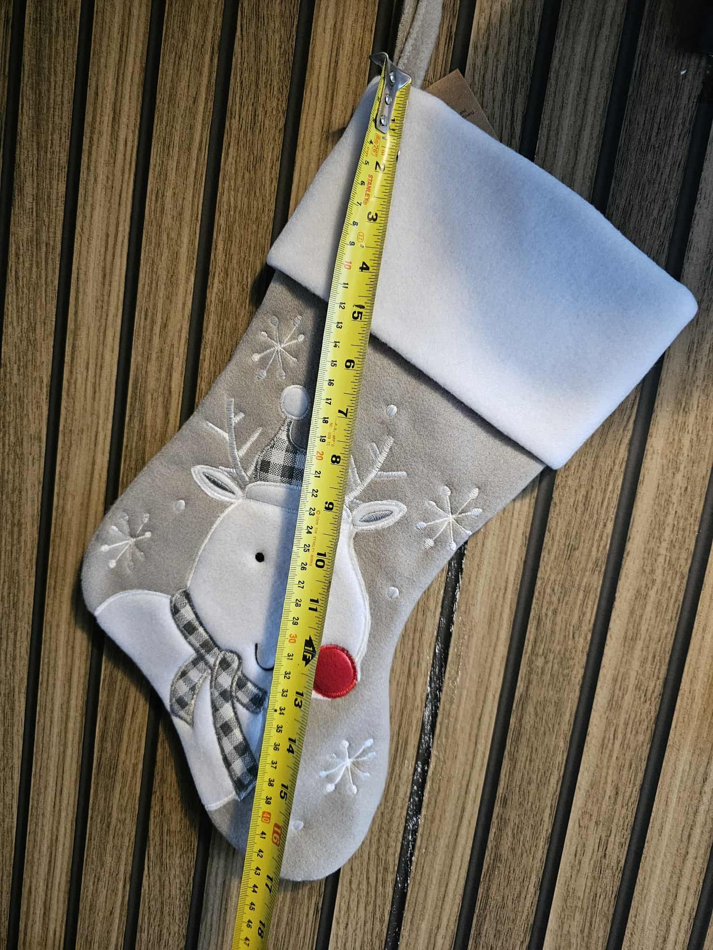 Reindeer Personalised Christmas Stocking
