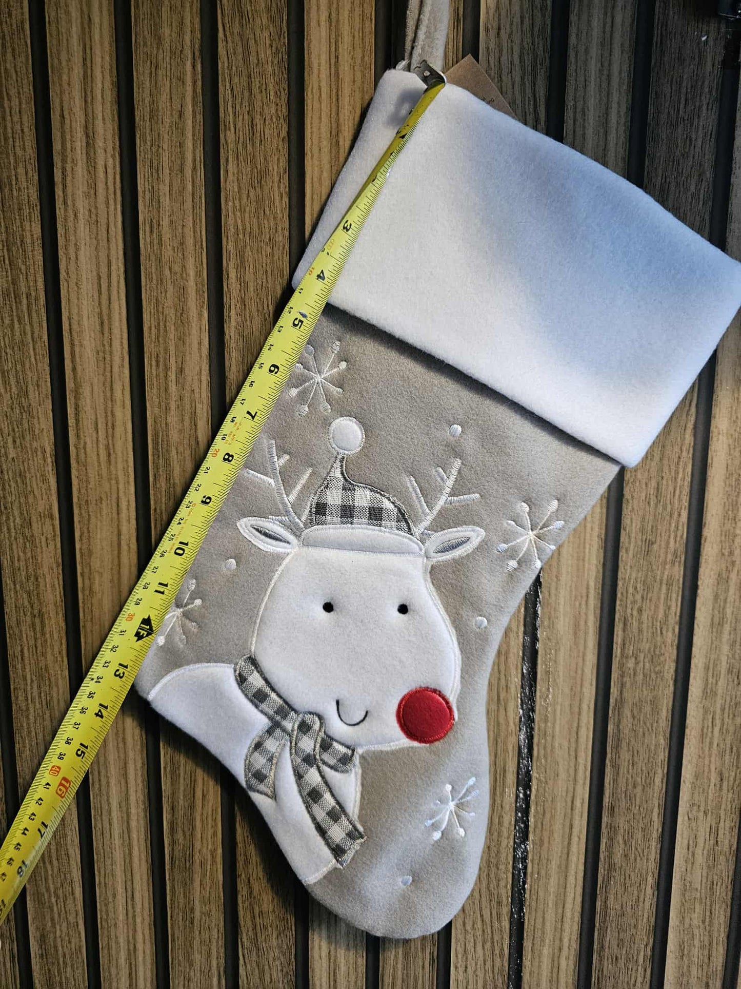 Reindeer Personalised Christmas Stocking