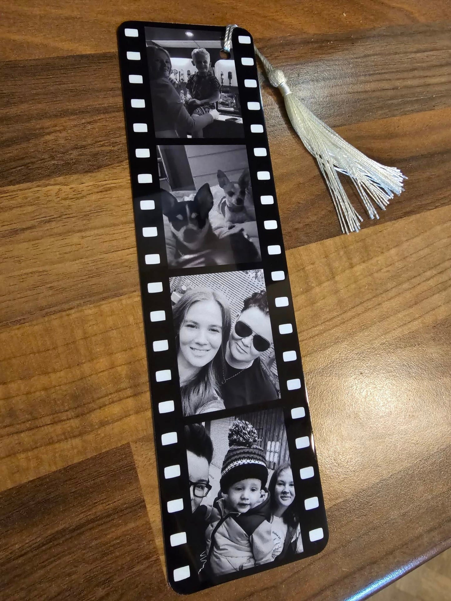 Camera Roll Style Bookmark Printed With Your Photos