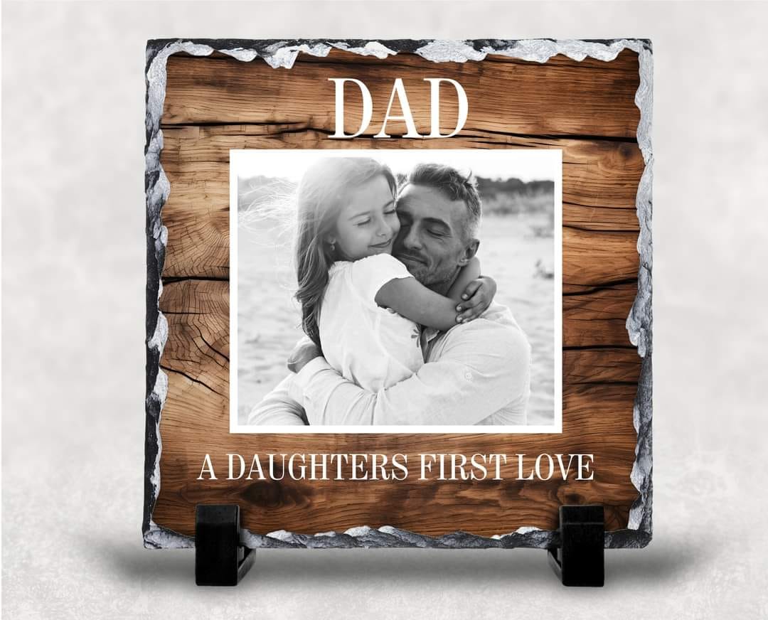 Personalised Photo Grandad/Dad Slate