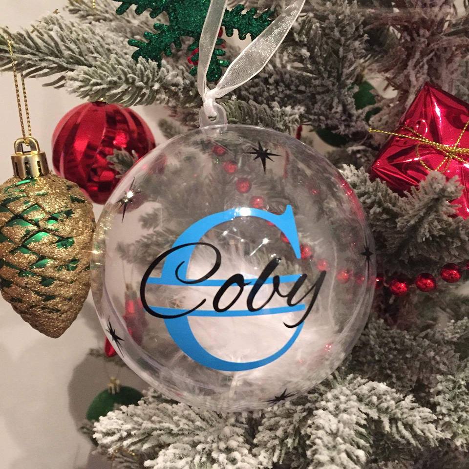 Name and Initial Personalised Bauble