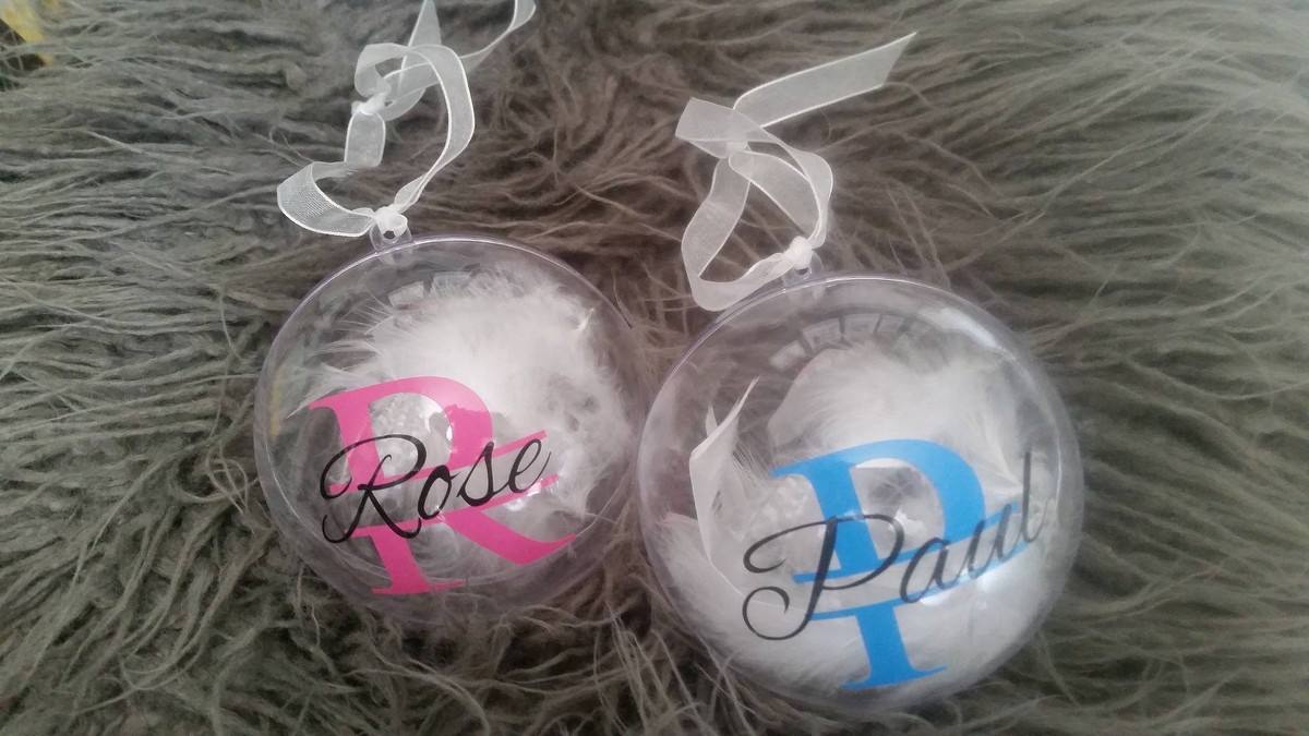 Name and Initial Personalised Bauble