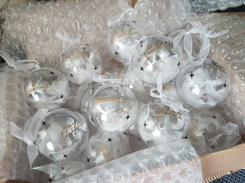 Name and Initial Personalised Bauble