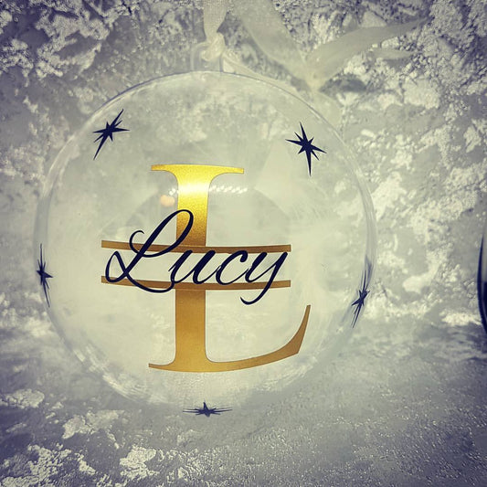 Name and Initial Personalised Bauble
