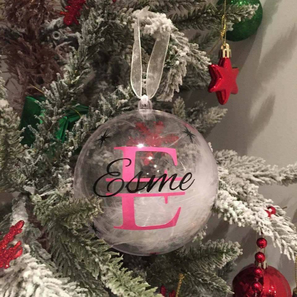Name and Initial Personalised Bauble