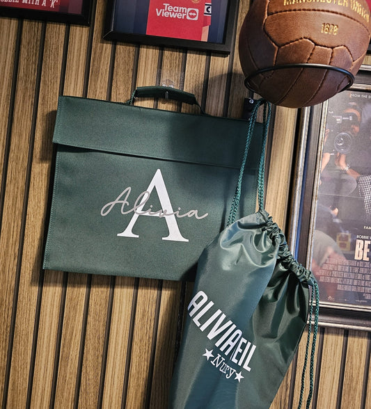 Bookbag and Gym Bag Set - Various Colours