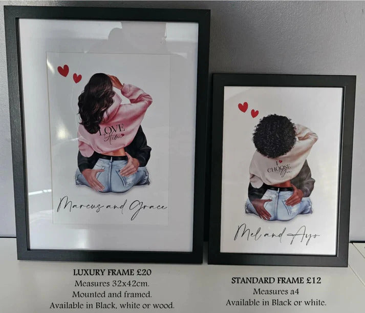 Bench Personalised Print or Frame