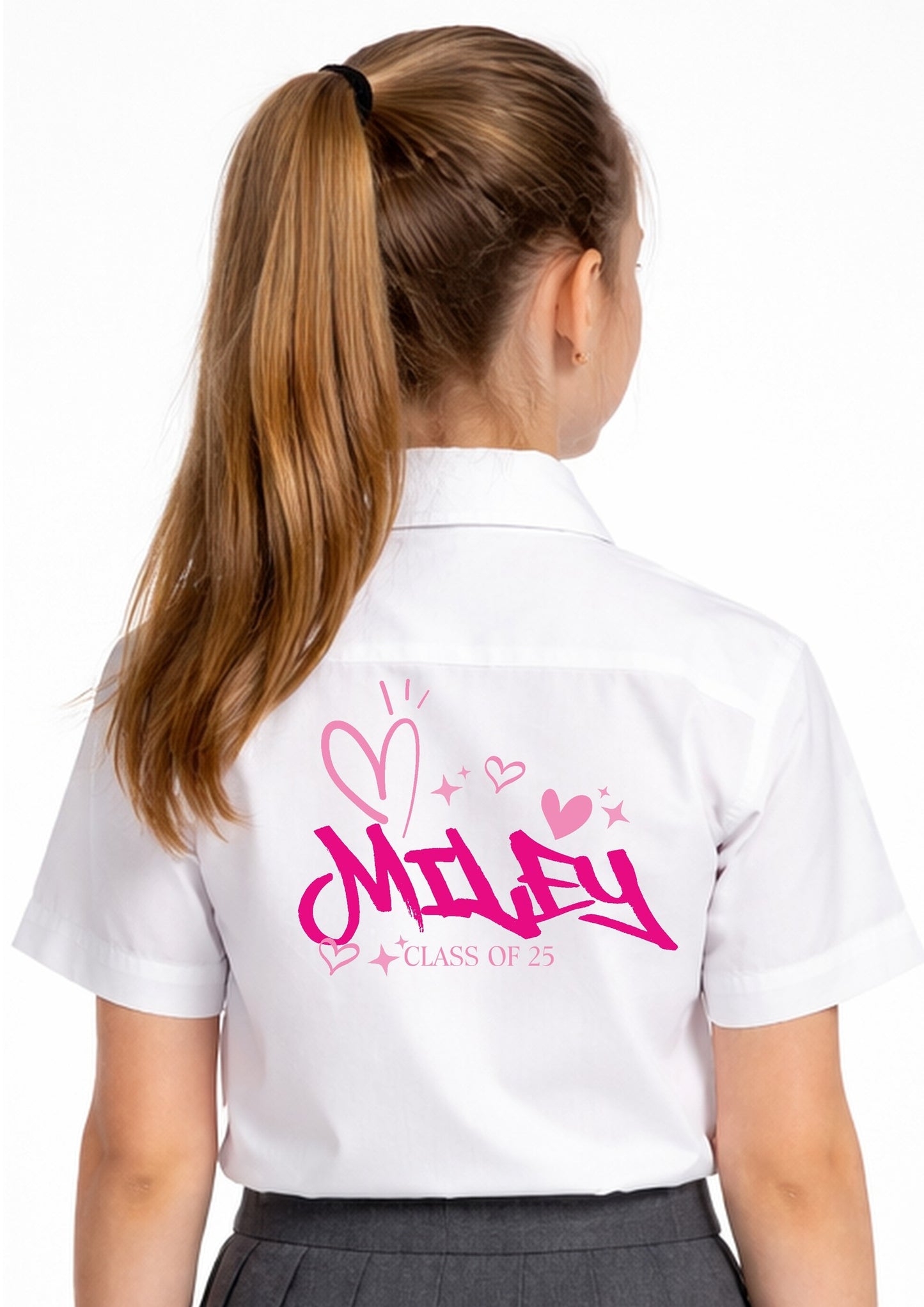 Leavers Shirt Design Graffiti Pink - Print only