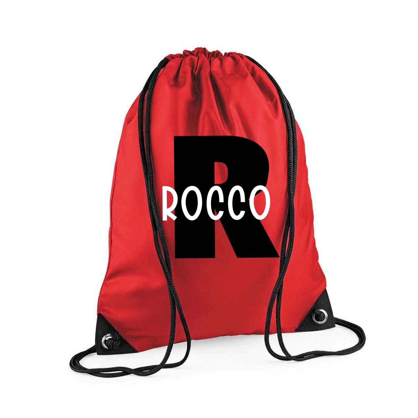 Personalised Initial School Bags - Red