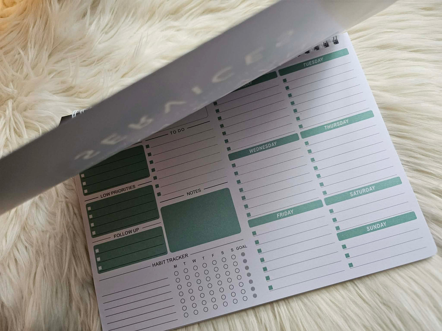 Personalised Weekly Planner Pad