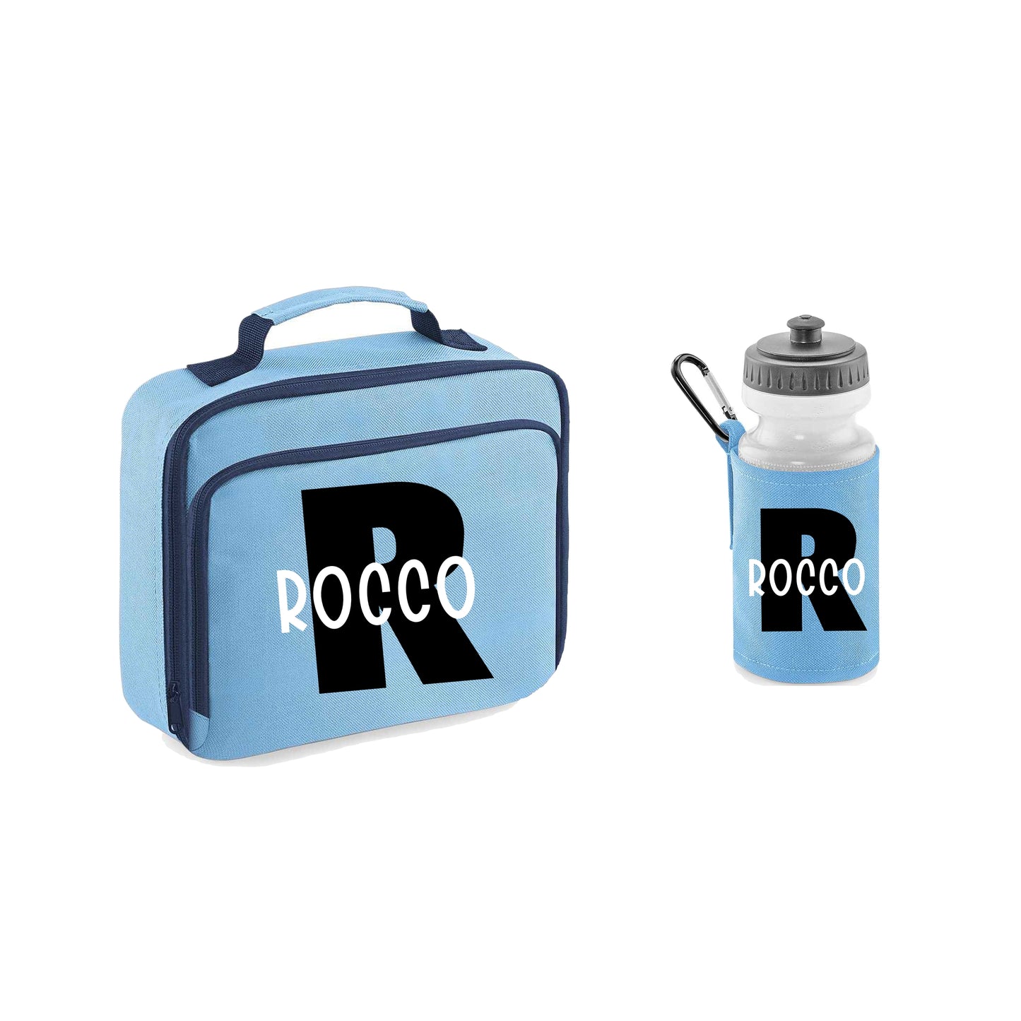 Personalised Initial School Bags - Blue