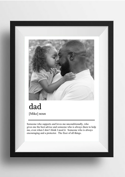 Dad Definition Print