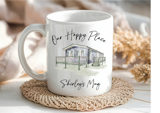 Our Happy Place Static Caravan Mug