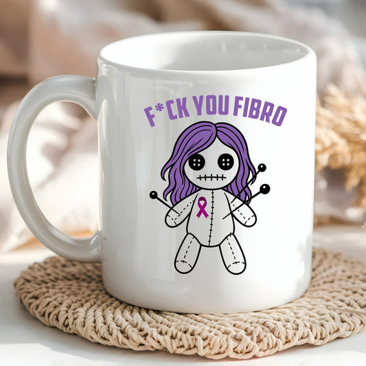 Fibro fuck you voodoo mug