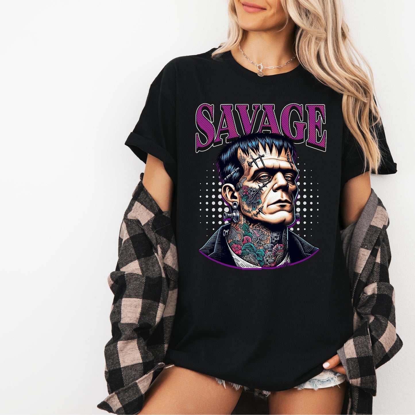 Frankenstein Savage Tshirt