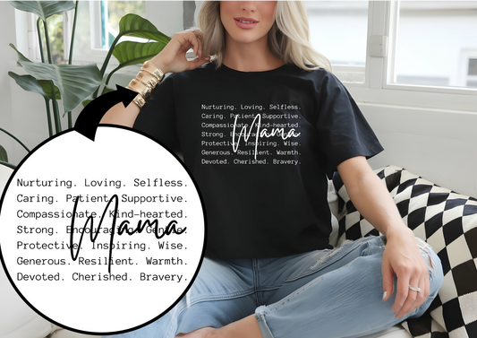 Mama Words Tshirt