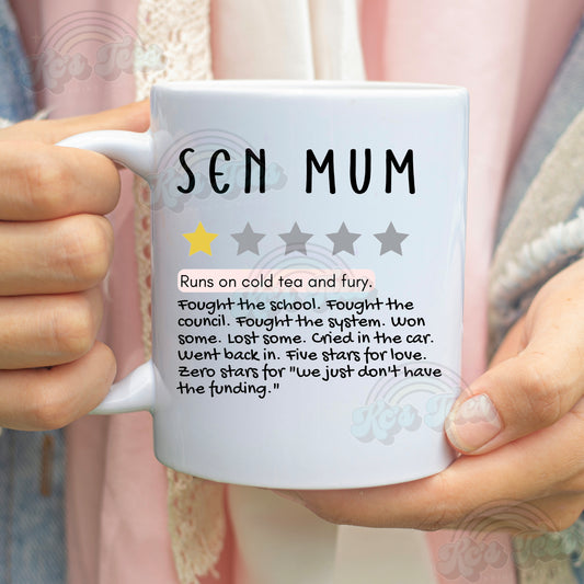 Sen Mum Mug – Funny Relatable Gift for Mum – Cannot be paused – Novelty Gift for SEN Parents