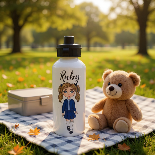 Personalised School kids drink bottle