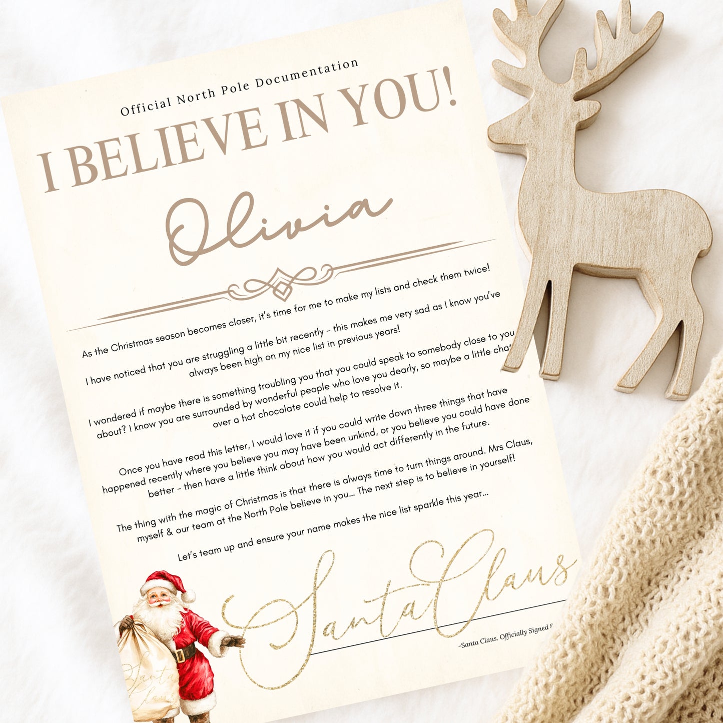 Santa's Sack Personalised Christmas Letters - Various Styles