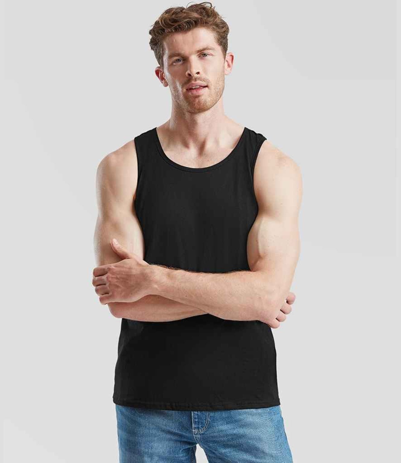 Men's black vest